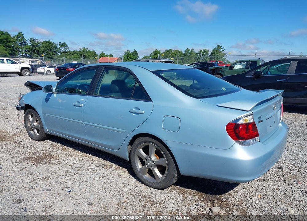 2005 TOYOTA CAMRY SE V6 VIN: 4T1BA32K75U065817