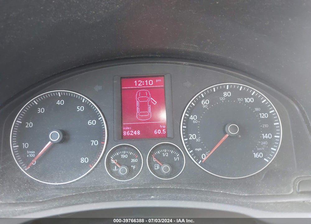 2009 VOLKSWAGEN EOS KOMFORT VIN: WVWAA71F59V021357