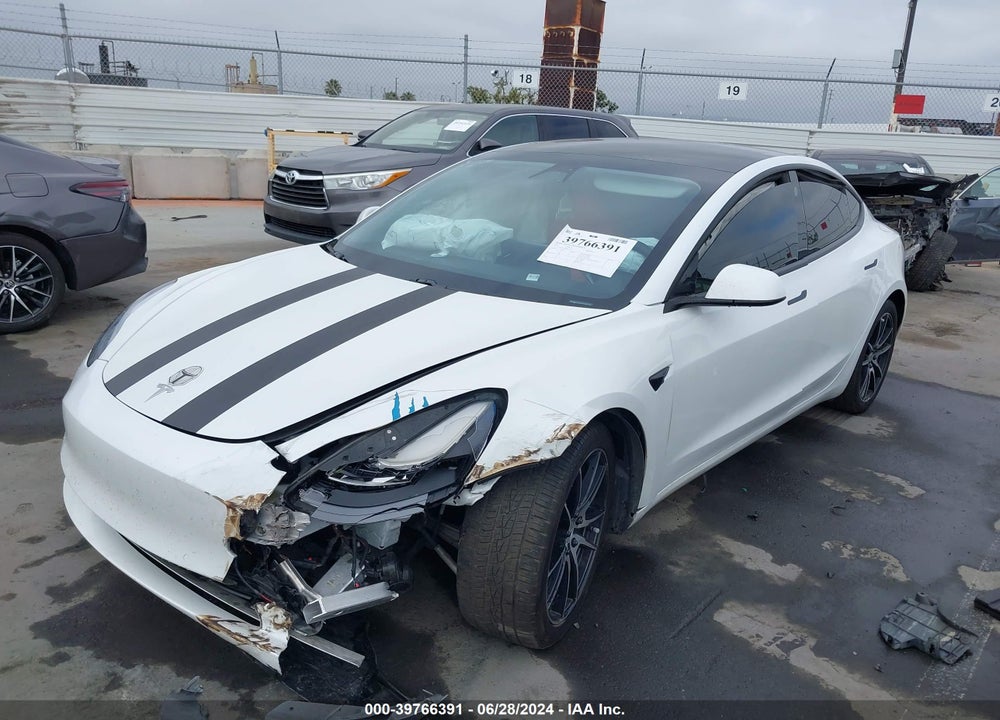 2021 TESLA MODEL 3 STANDARD RANGE PLUS REAR-WHEEL DRIVE VIN: 5YJ3E1EA7MF867358
