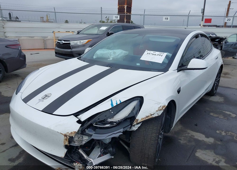 2021 TESLA MODEL 3 STANDARD RANGE PLUS REAR-WHEEL DRIVE VIN: 5YJ3E1EA7MF867358