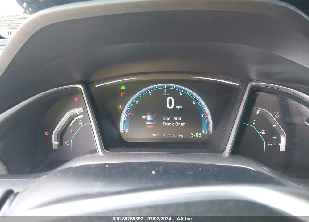 2016 HONDA CIVIC EX VIN: 19XFC2F7XGE206204
