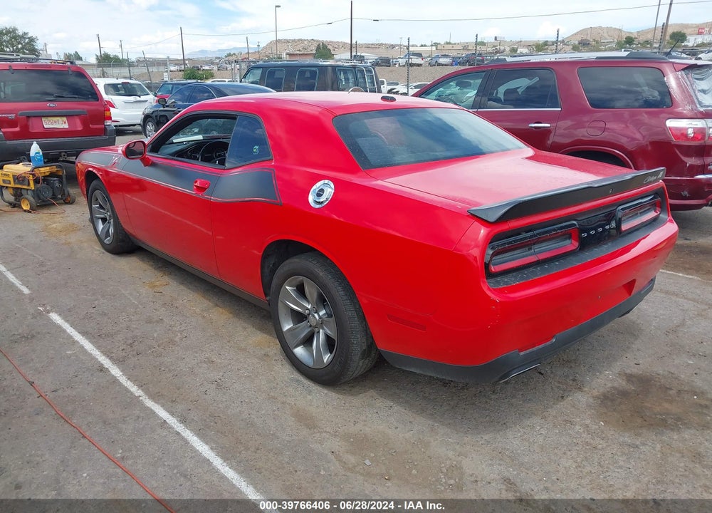 2015 DODGE CHALLENGER SXT VIN: 2C3CDZAG1FH707800