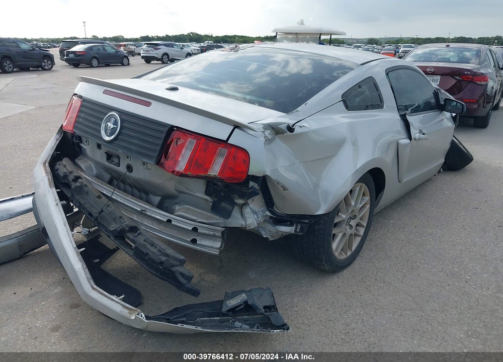 2012 FORD MUSTANG V6 PREMIUM VIN: 1ZVBP8AM8C5255620