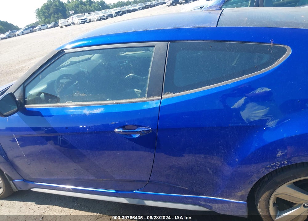 2013 HYUNDAI VELOSTER TURBO W/BLACK VIN: KMHTC6AE5DU175081