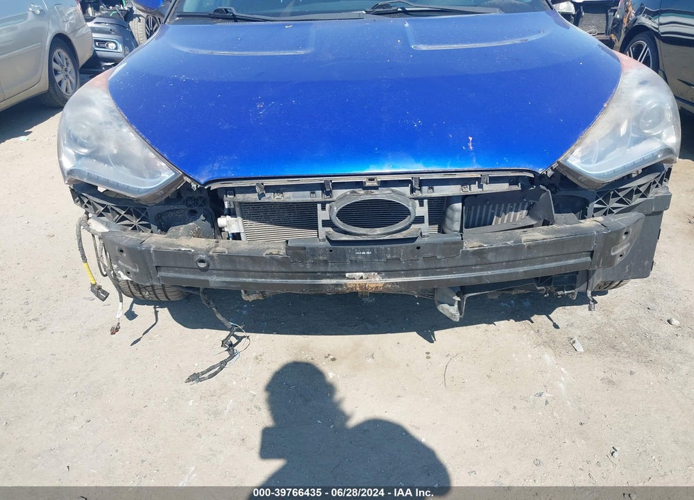 2013 HYUNDAI VELOSTER TURBO W/BLACK VIN: KMHTC6AE5DU175081