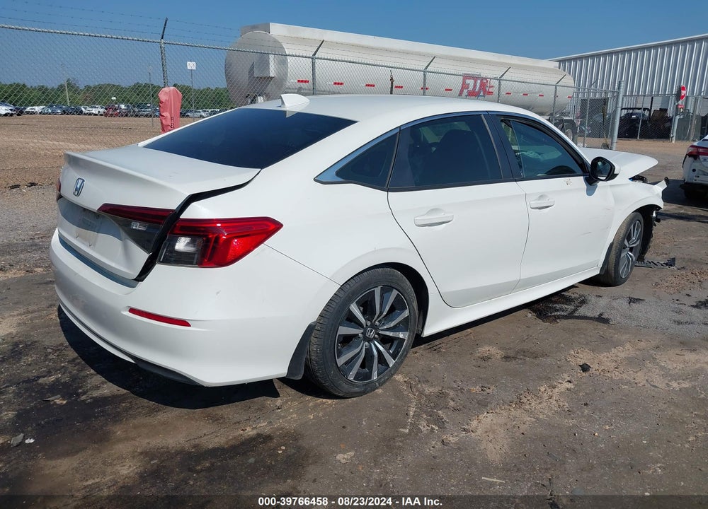 2022 HONDA CIVIC EX VIN: 2HGFE1F75NH326208