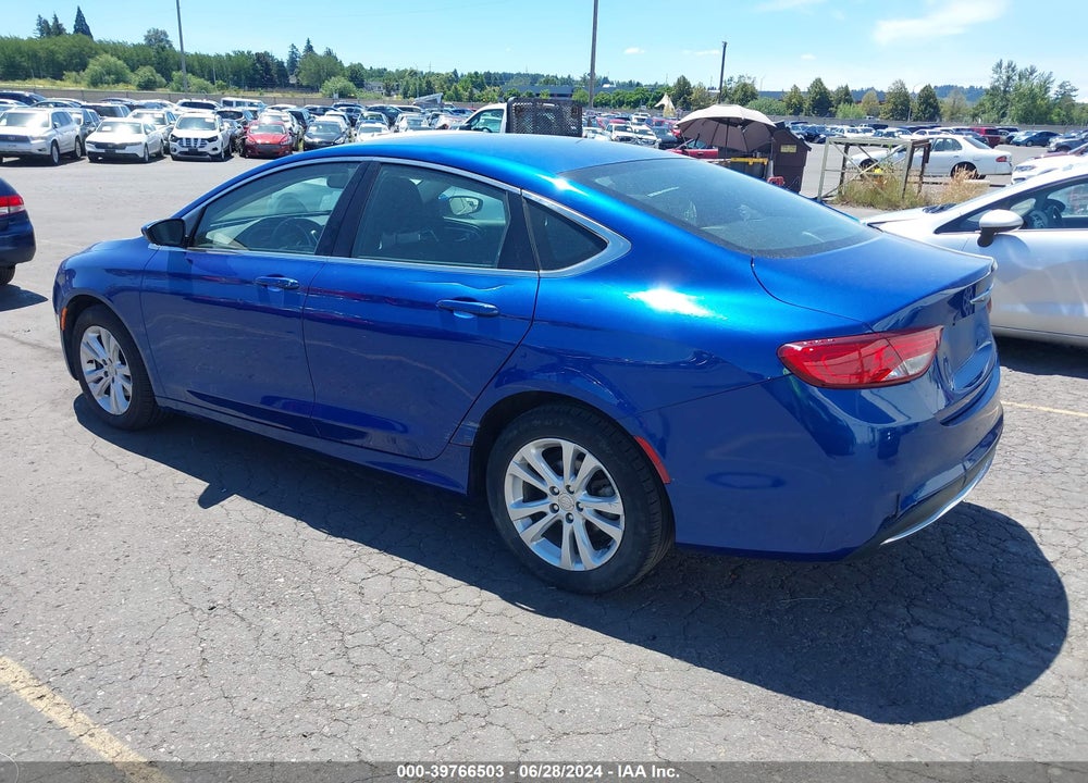 2016 CHRYSLER 200 LIMITED VIN: 1C3CCCAB0GN122848