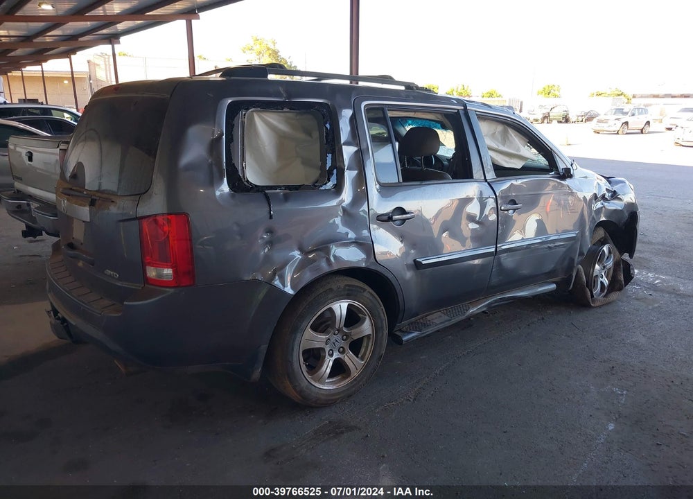2014 HONDA PILOT EX-L VIN: 5FNYF4H56EB006144