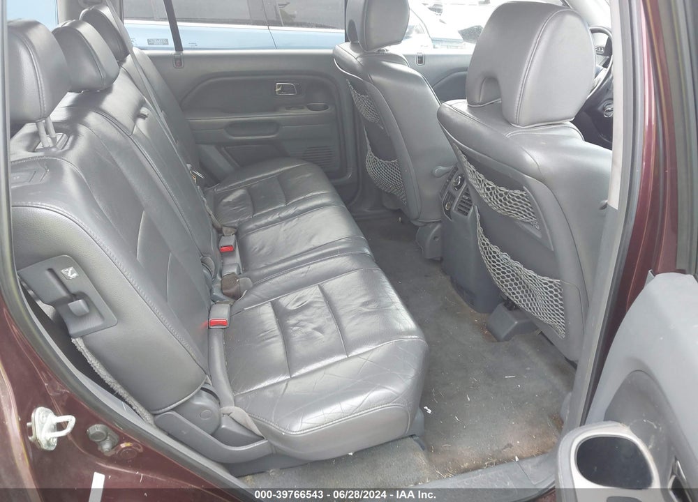 2008 HONDA PILOT EX-L VIN: 5FNYF18568B052592