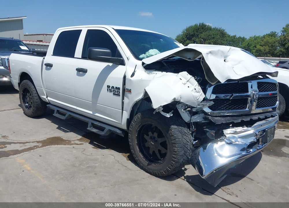 2019 RAM 1500 CLASSIC TRADESMAN 4X4 5'7 BOX VIN: 3C6RR7KT7KG725534