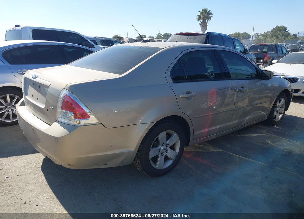 2008 FORD FUSION SE VIN: 3FAHP07Z18R263280