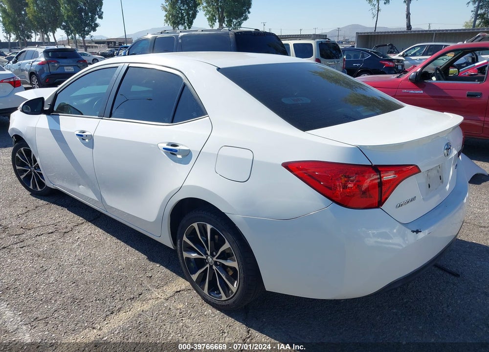 2017 TOYOTA COROLLA SE VIN: 2T1BURHE8HC845178