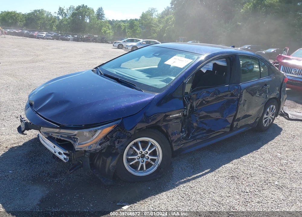 2021 TOYOTA COROLLA HYBRID LE VIN: JTDEAMDE9MJ025639