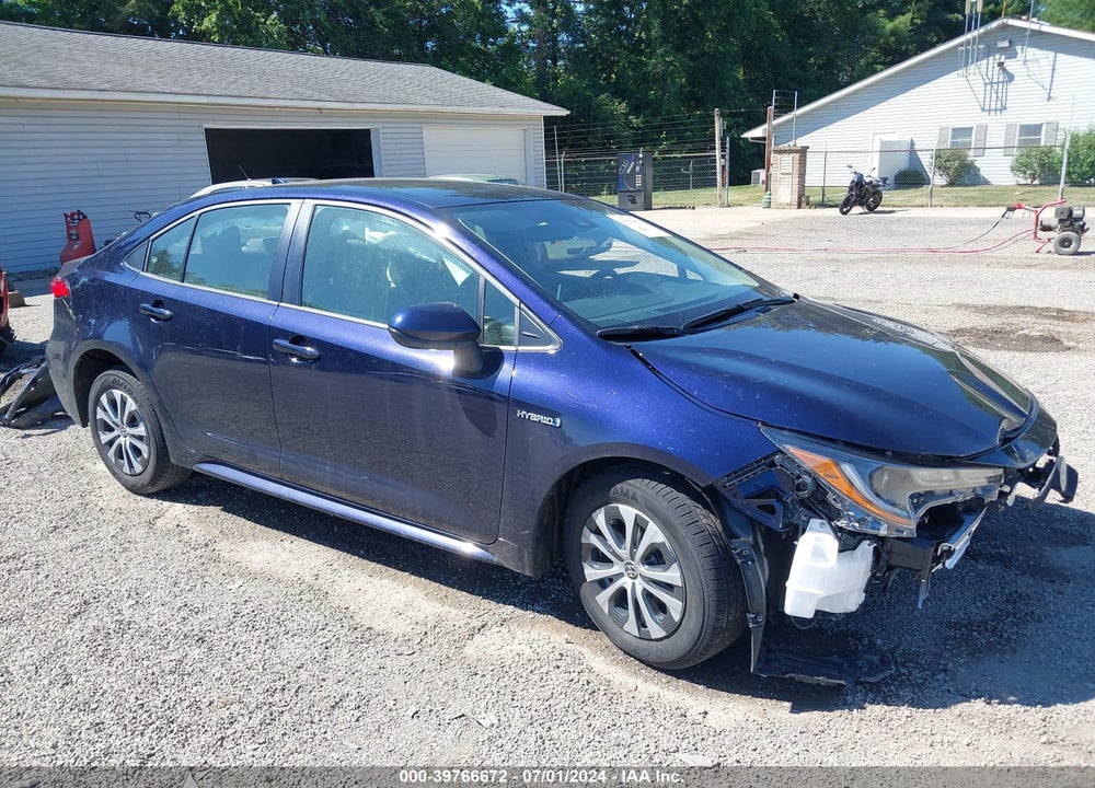 2021 TOYOTA COROLLA HYBRID LE VIN: JTDEAMDE9MJ025639
