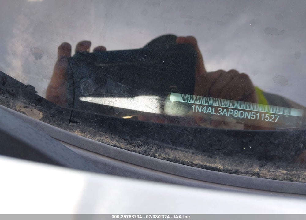 2013 NISSAN ALTIMA 2.5 S VIN: 1N4AL3AP8DN511527