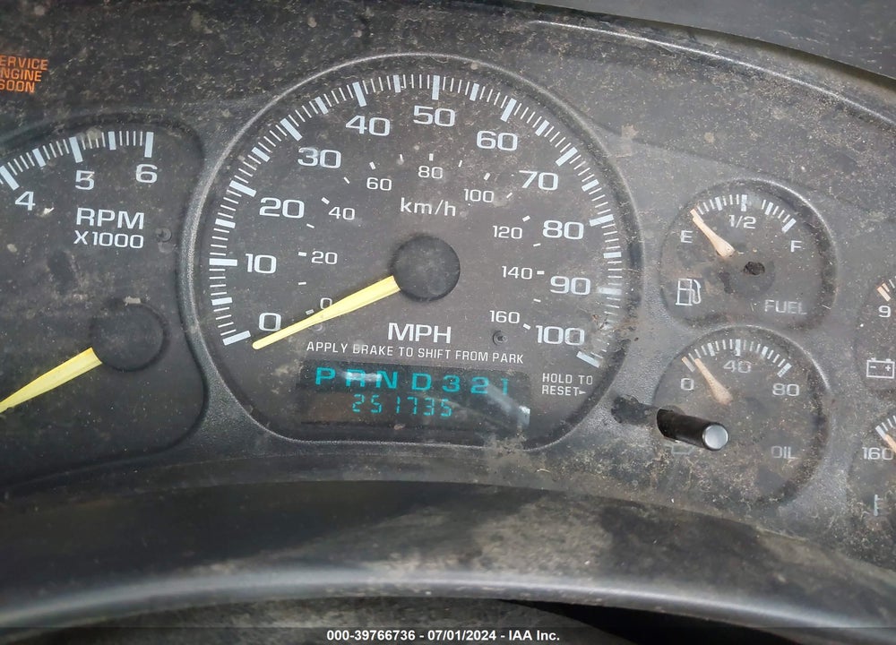 1999 CHEVROLET SILVERADO 1500 VIN: 1GCEK19T8XE164998