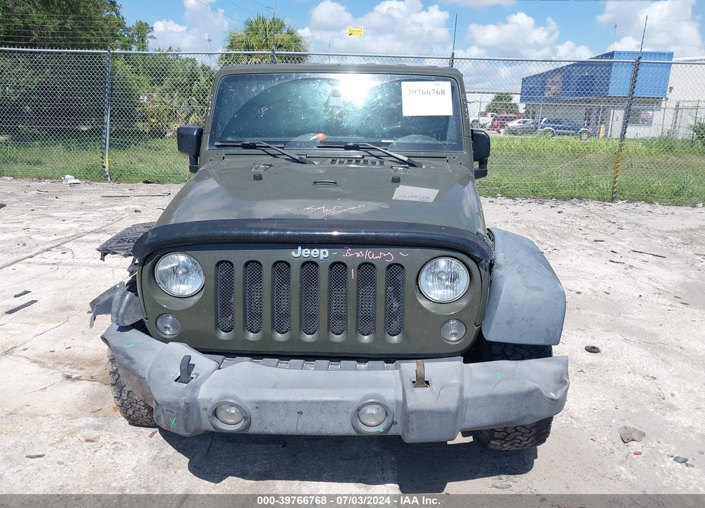 2016 JEEP WRANGLER UNLIMITED SPORT VIN: 1C4BJWDG0GL107915