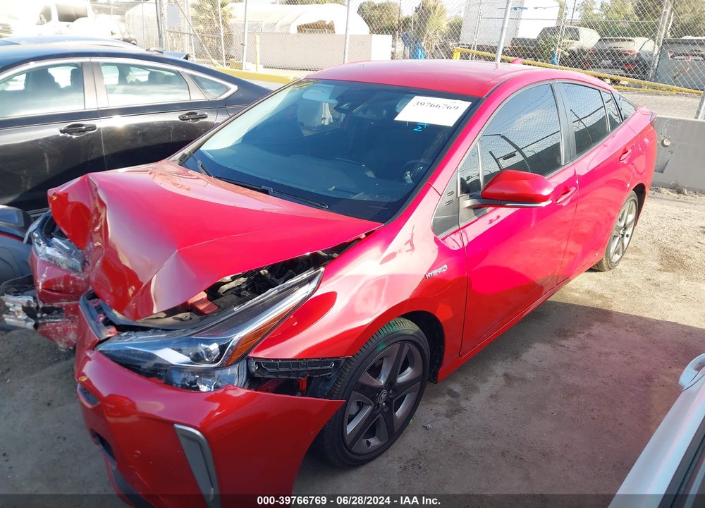 2022 TOYOTA PRIUS LIMITED VIN: JTDKAMFU5N3190245