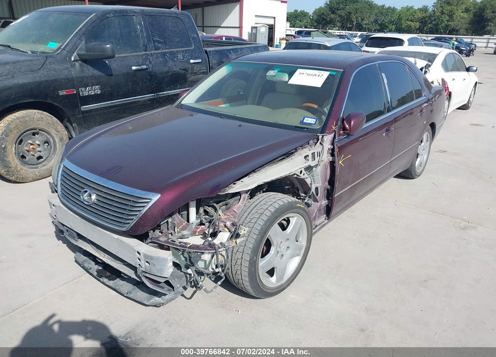 2005 LEXUS LS 430 VIN: JTHBN36F555023726
