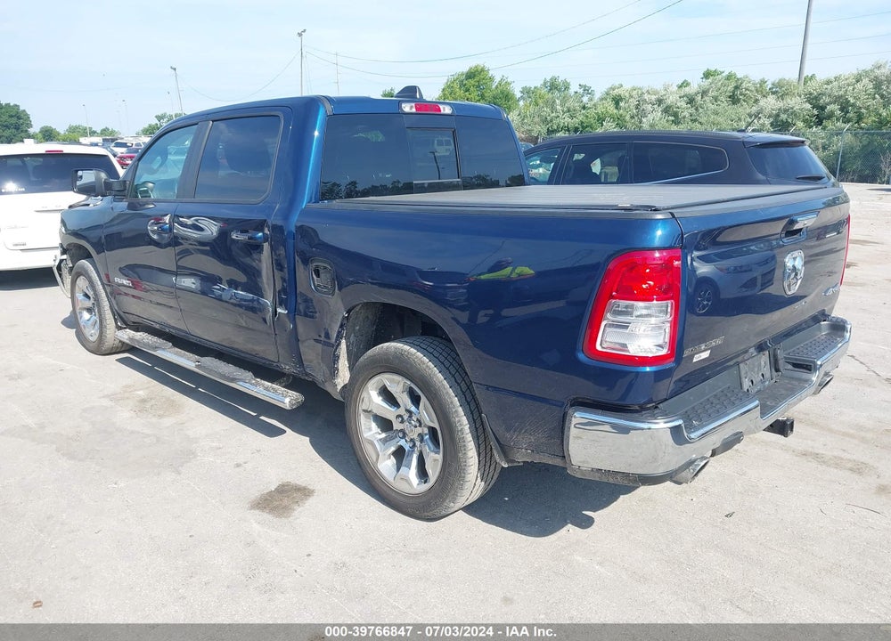 2019 RAM 1500 BIG HORN/LONE STAR 4X4 5'7 BOX VIN: 1C6SRFFT3KN622835