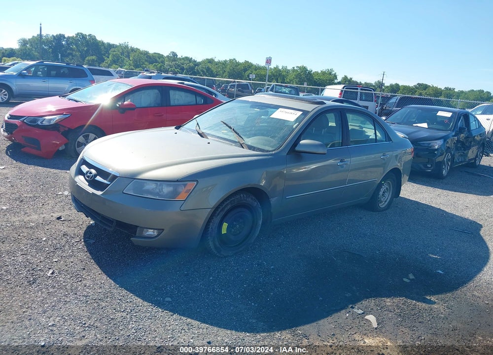 2008 HYUNDAI SONATA LIMITED/SE VIN: 5NPEU46C28H345662