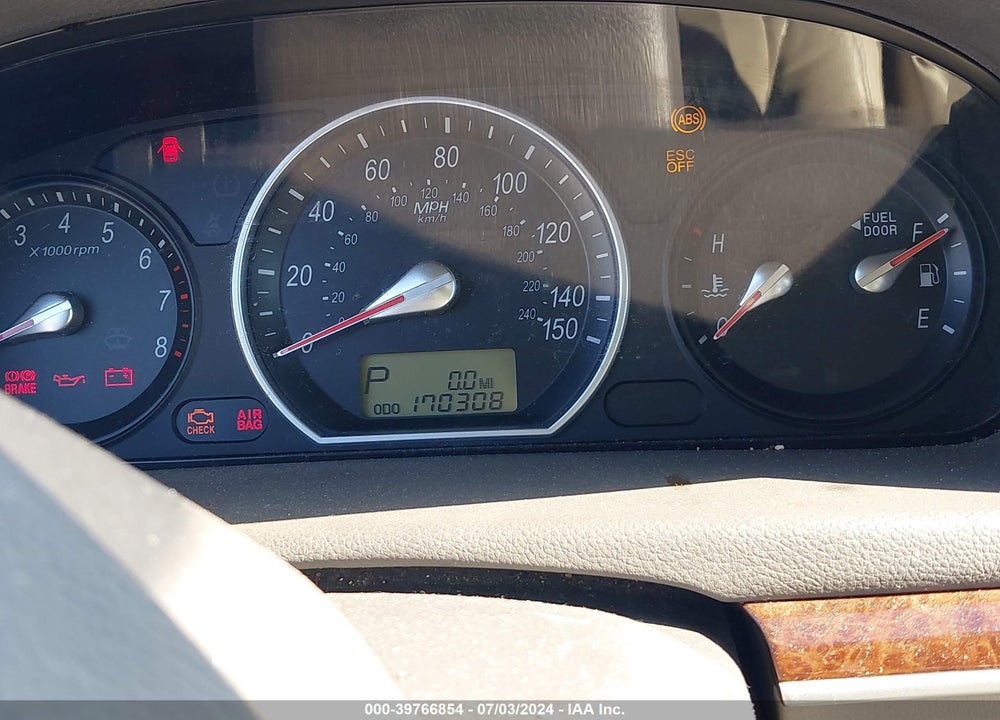2008 HYUNDAI SONATA LIMITED/SE VIN: 5NPEU46C28H345662