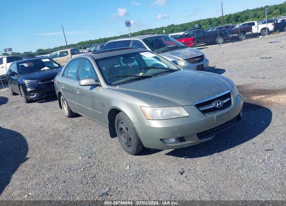 2008 HYUNDAI SONATA LIMITED/SE VIN: 5NPEU46C28H345662