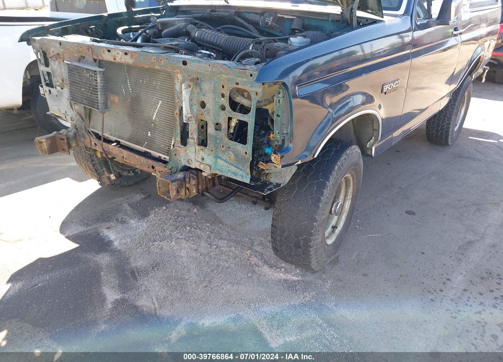 1996 FORD BRONCO U100 VIN: 1FMEU15H1TLB87312
