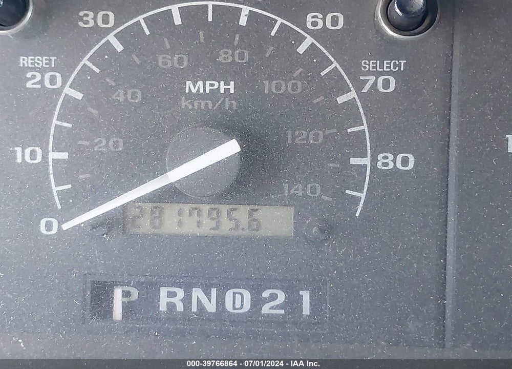 1996 FORD BRONCO U100 VIN: 1FMEU15H1TLB87312