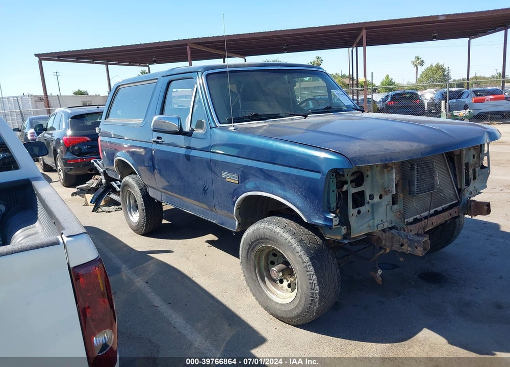 1996 FORD BRONCO U100 VIN: 1FMEU15H1TLB87312