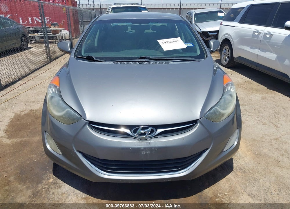 2012 HYUNDAI ELANTRA GLS VIN: 5NPDH4AE7CH073031