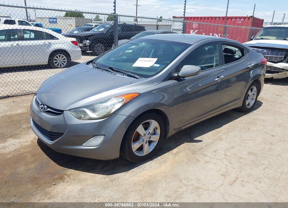 2012 HYUNDAI ELANTRA GLS VIN: 5NPDH4AE7CH073031