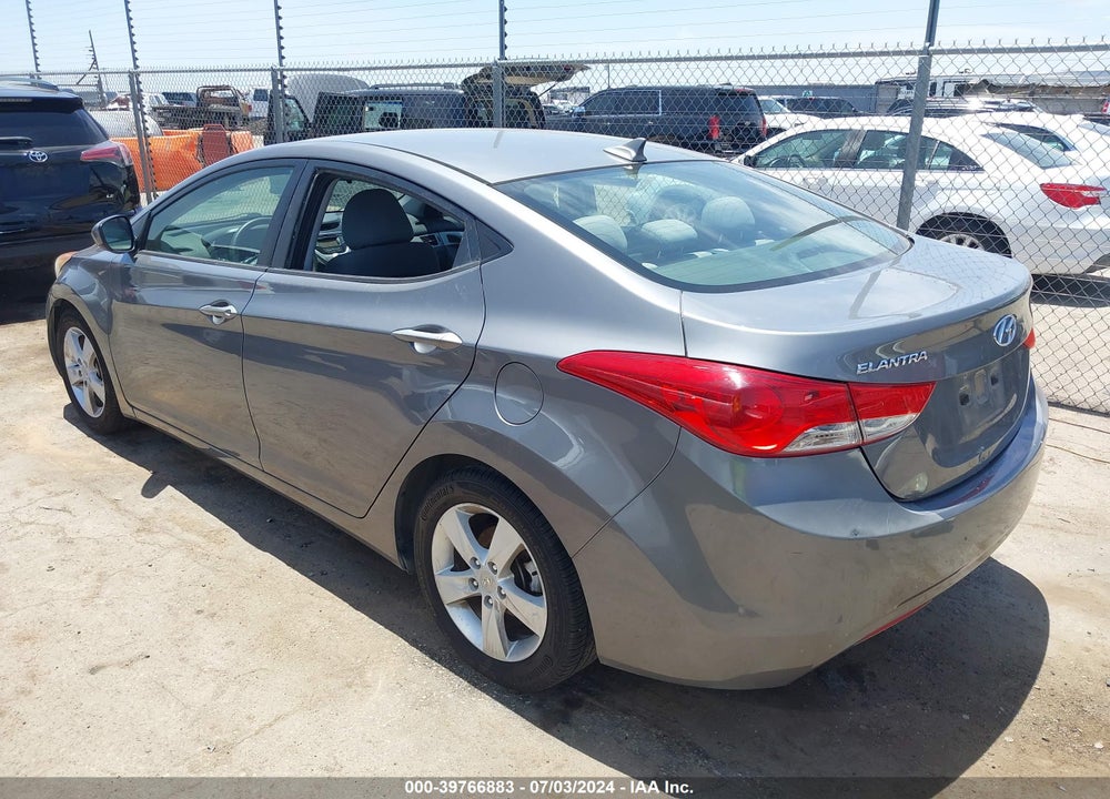 2012 HYUNDAI ELANTRA GLS VIN: 5NPDH4AE7CH073031