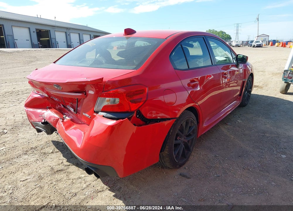 2019 SUBARU WRX PREMIUM VIN: JF1VA1F66K8820162
