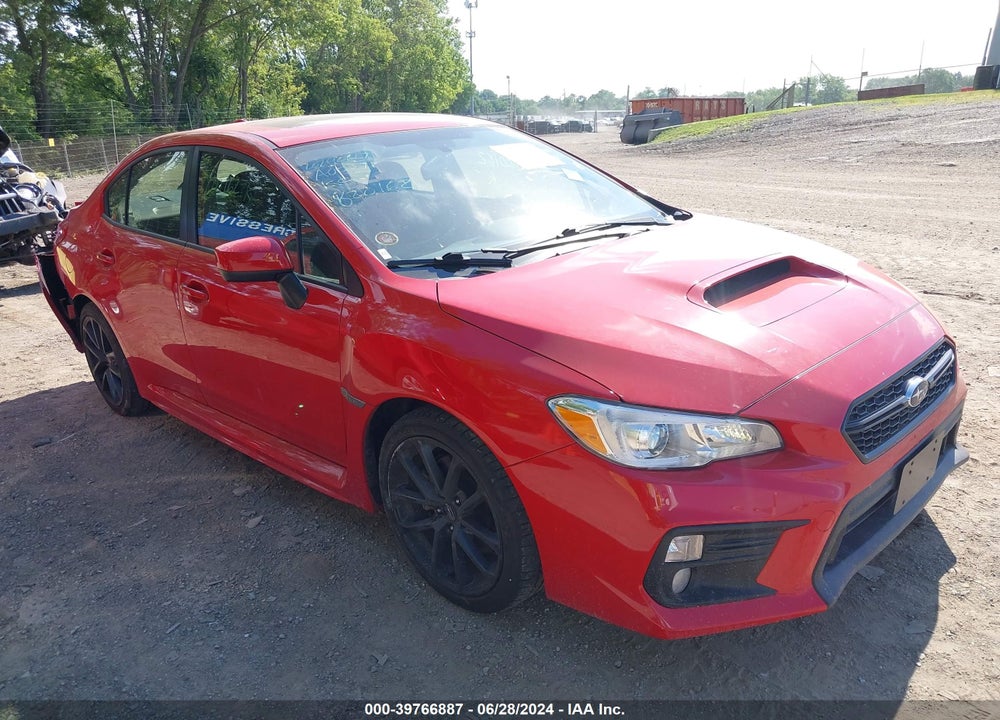 2019 SUBARU WRX PREMIUM VIN: JF1VA1F66K8820162