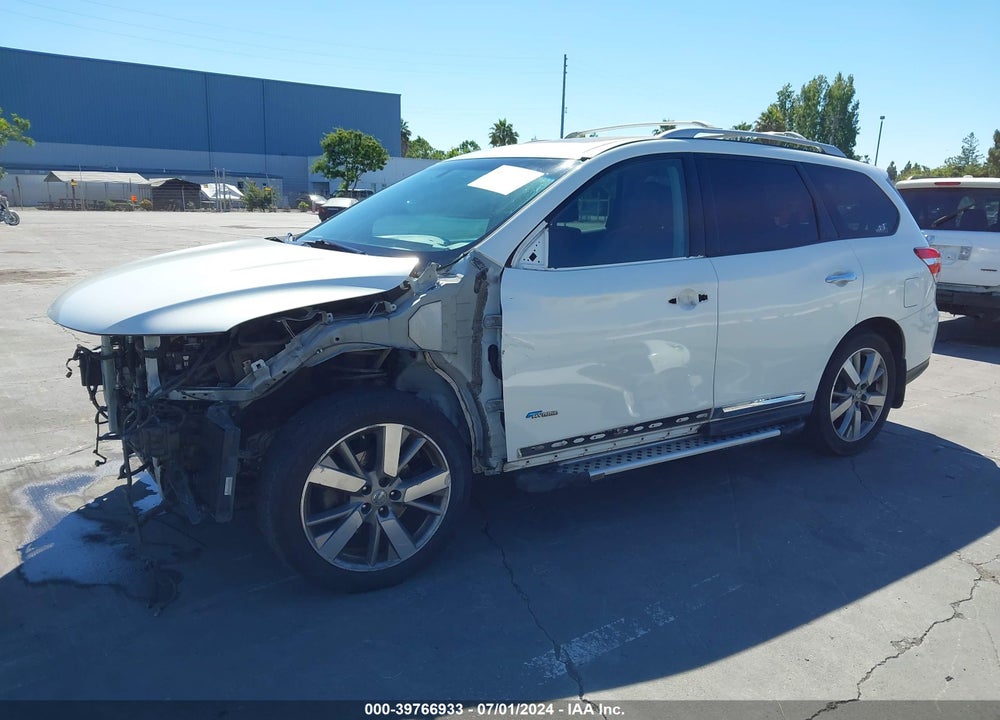 2014 NISSAN PATHFINDER HYBRID PLATINUM VIN: 5N1CR2MN0EC639016