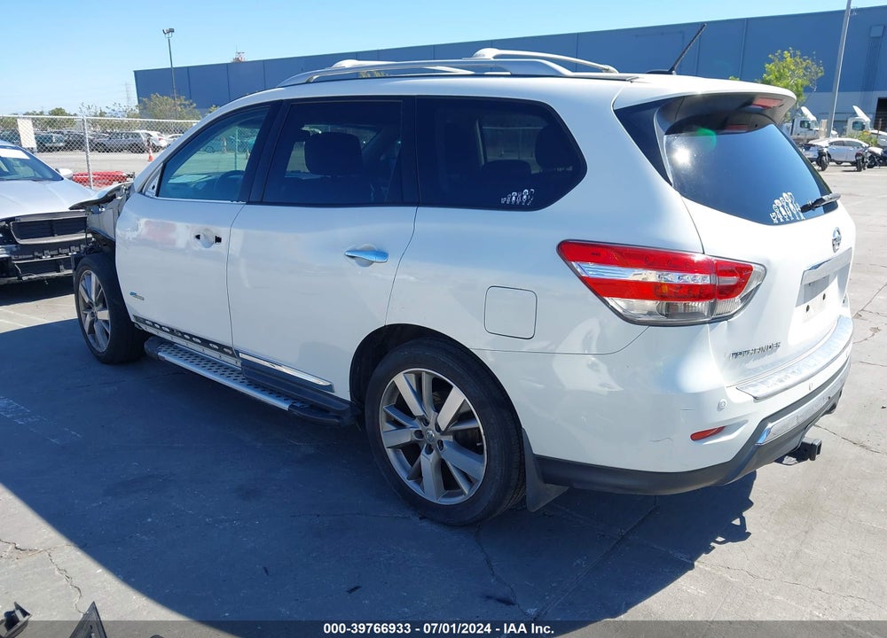2014 NISSAN PATHFINDER HYBRID PLATINUM VIN: 5N1CR2MN0EC639016