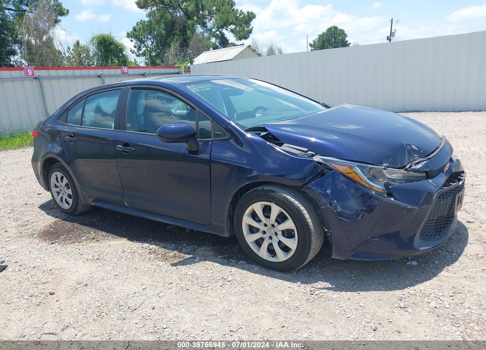 2021 TOYOTA COROLLA LE VIN: 5YFEPMAE2MP231500
