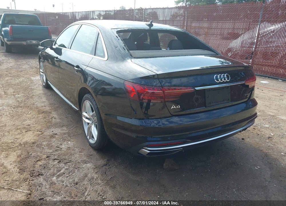 2020 AUDI A4 PREMIUM 45 TFSI QUATTRO S TRONIC VIN: WAUDNAF46LN004755