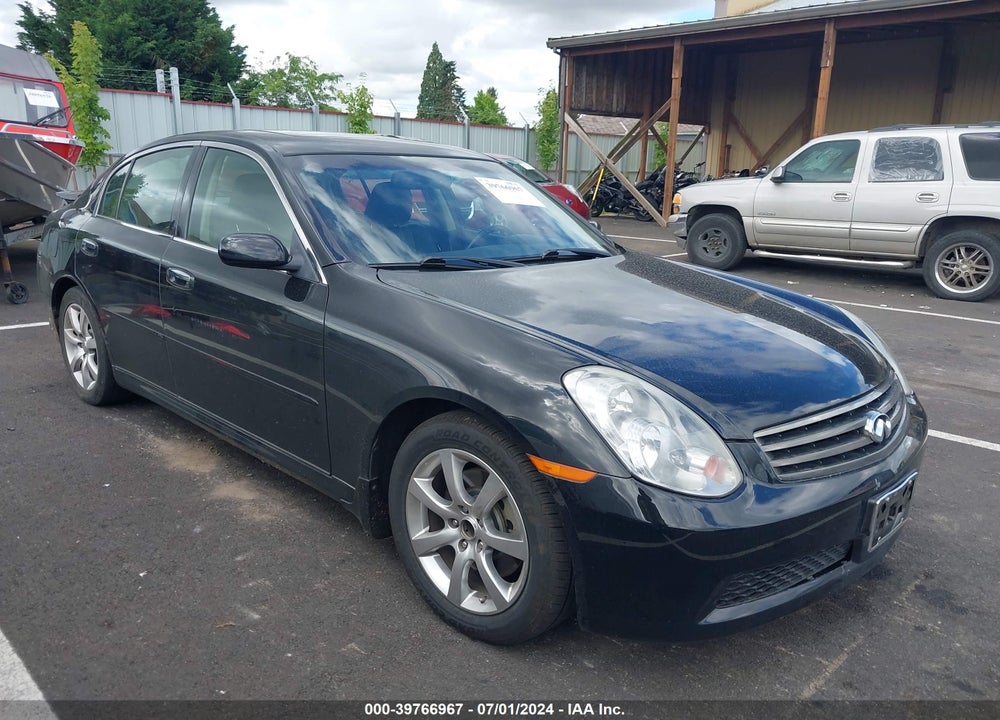 2006 INFINITI G35 VIN: JNKCV51E06M512654