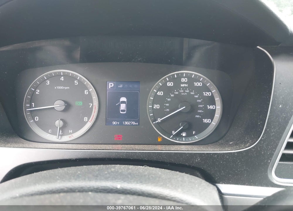 2016 HYUNDAI SONATA SE VIN: 5NPE24AF7GH357747