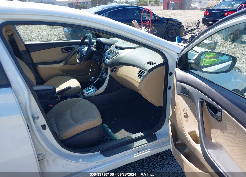2012 HYUNDAI ELANTRA GLS VIN: 5NPDH4AE4CH117387