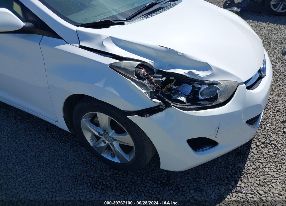 2012 HYUNDAI ELANTRA GLS VIN: 5NPDH4AE4CH117387