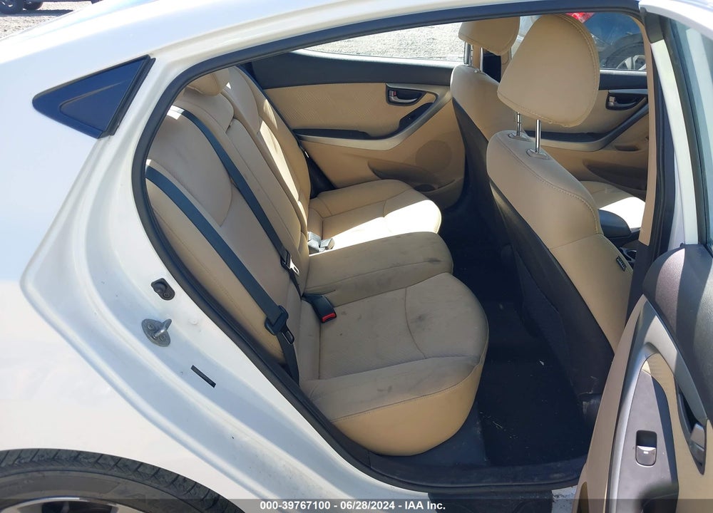 2012 HYUNDAI ELANTRA GLS VIN: 5NPDH4AE4CH117387
