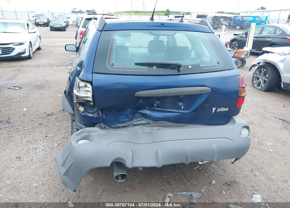 2006 PONTIAC VIBE VIN: 5Y2SL65866Z433344