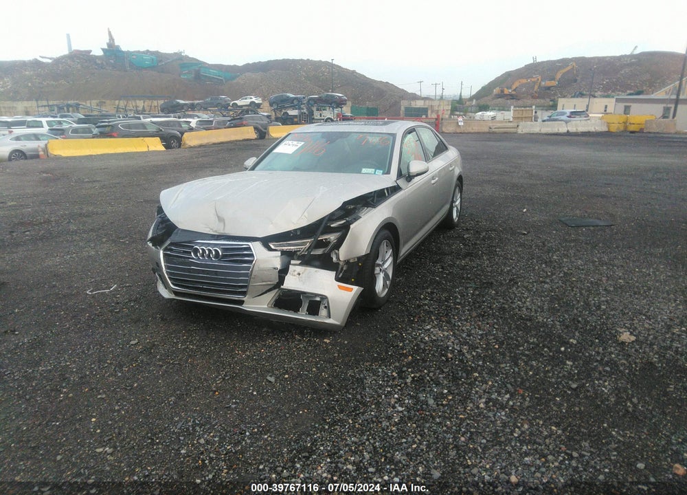 2017 AUDI A4 2.0T PREMIUM VIN: WAUANAF46HN036938