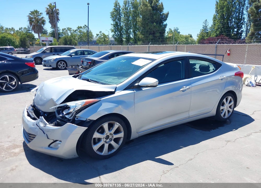 2013 HYUNDAI ELANTRA LIMITED VIN: 5NPDH4AE9DH343538
