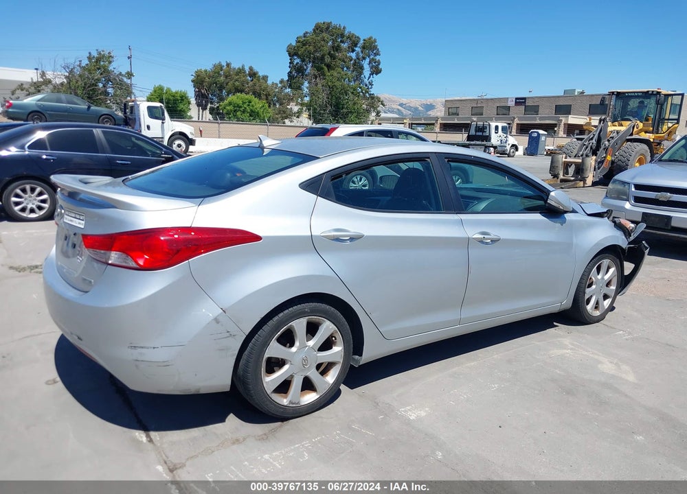 2013 HYUNDAI ELANTRA LIMITED VIN: 5NPDH4AE9DH343538