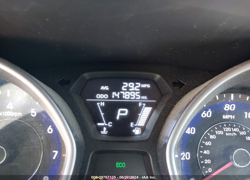 2013 HYUNDAI ELANTRA LIMITED VIN: 5NPDH4AE9DH343538