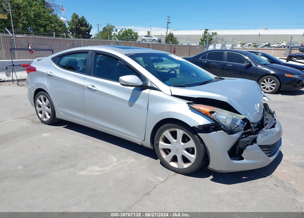 2013 HYUNDAI ELANTRA LIMITED VIN: 5NPDH4AE9DH343538